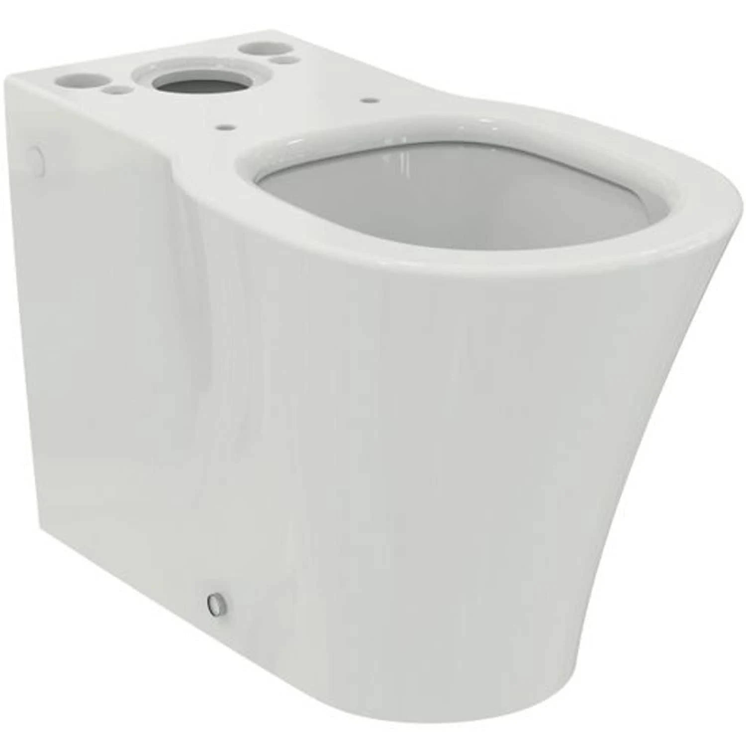 Connect Air close coupled bowl / back-to wall with Aquablade technology and isovalve access hole - horizontal outlet