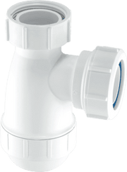 1¼” Shallow Bottle Trap for use with Basins