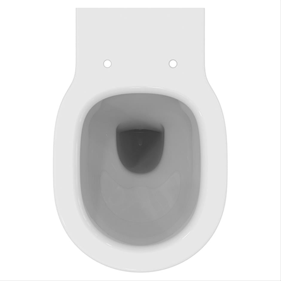 Connect Air back-to wall bowl with Aquablade technology - horizontal outlet