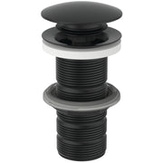 Luxury clicker basin waste -  silk black