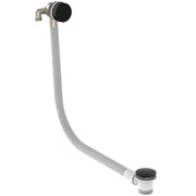 Luxury clicker bath waste & overflow - silk black