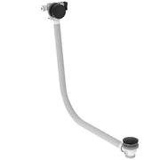 Luxury clicker bathfill waste & overflow - silk black