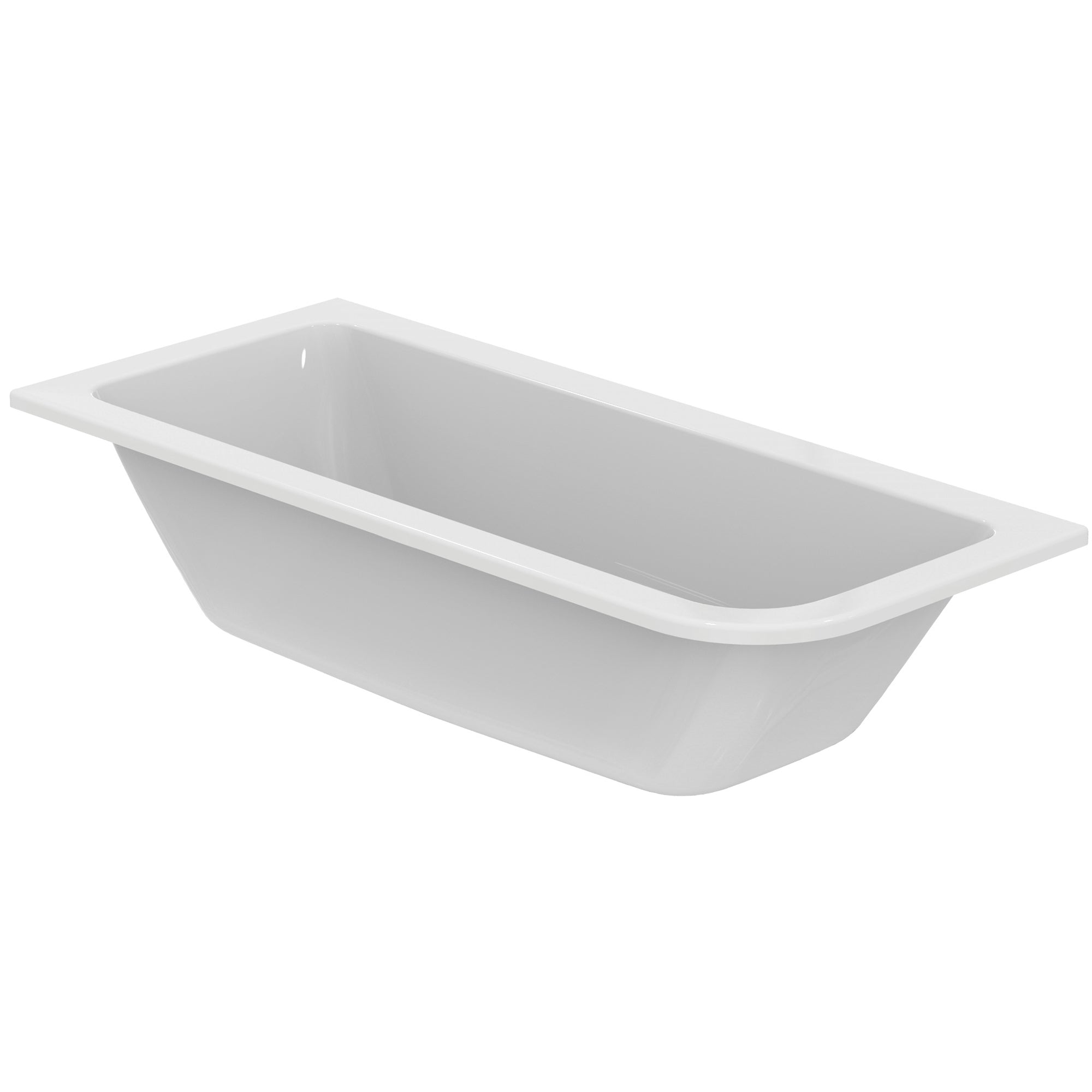 Connect Air 170 x 75cm Asymmetric bath - no tapholes