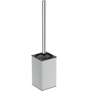 IOM Square wall mounted toilet brush and holder - chrome