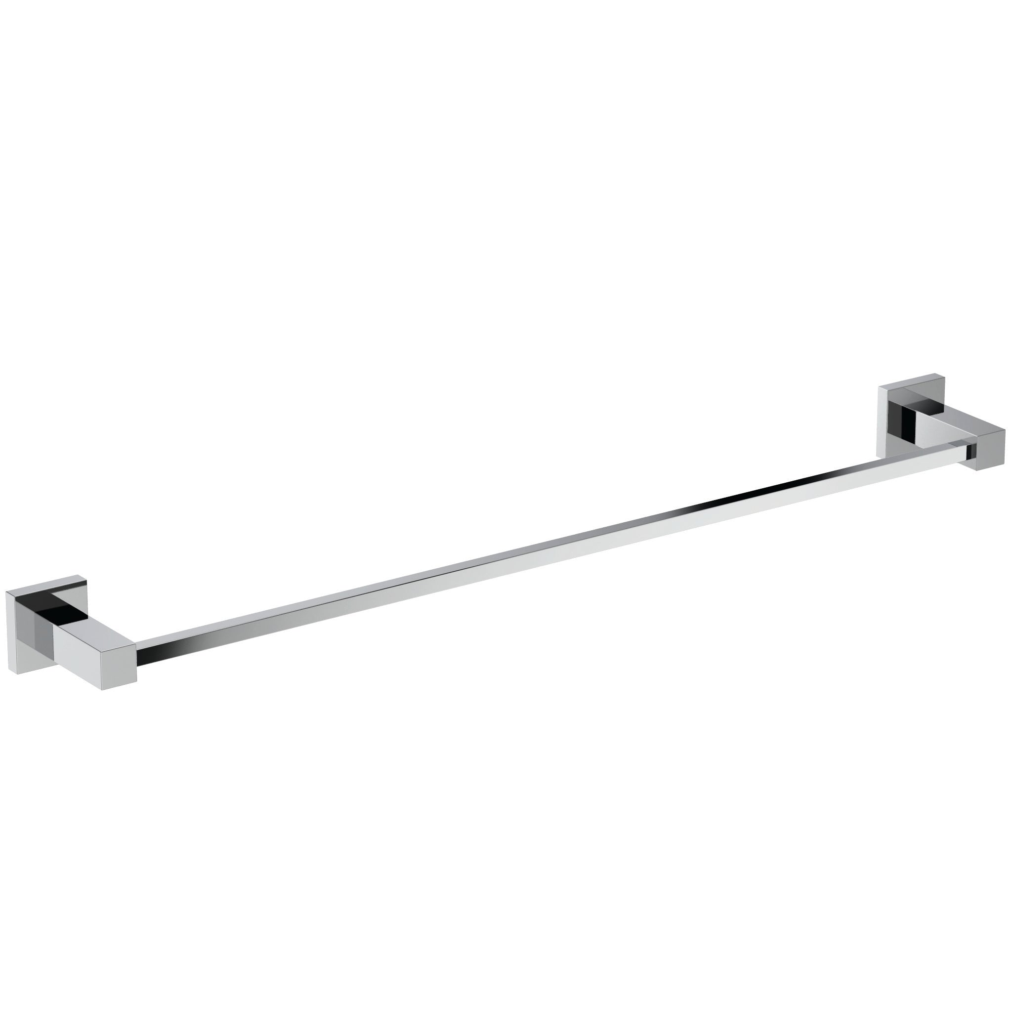 IOM Square towel rail - chrome