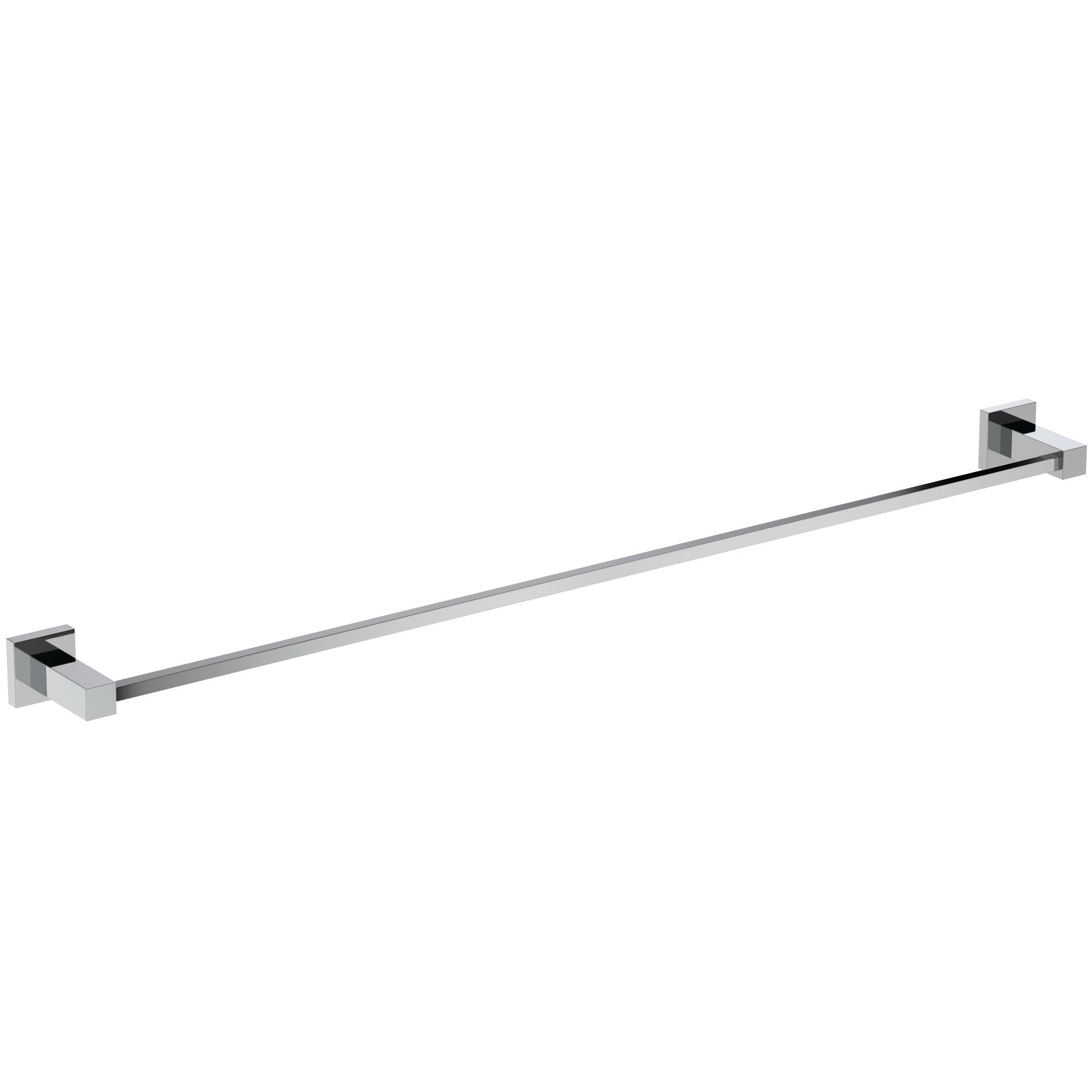 IOM Square towel rail - chrome