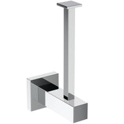 IOM Square spare toilet roll holder without cover - chrome