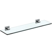 IOM Square 50cm shelf - frosted glass/chrome