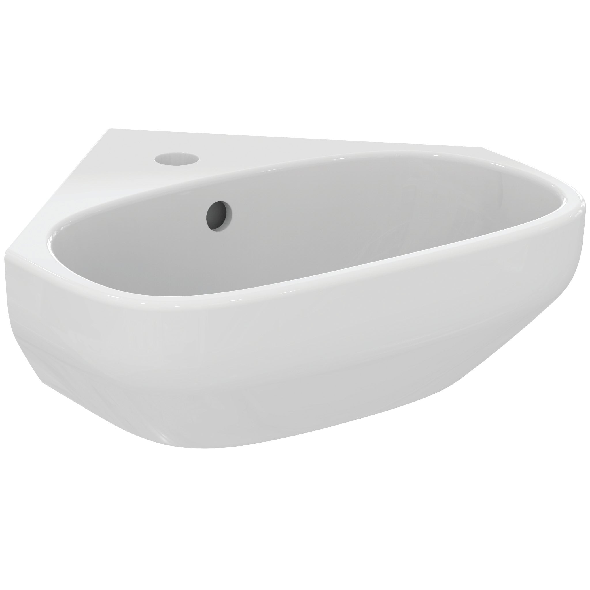 i.life A 40cm corner handrinse basin, one taphole