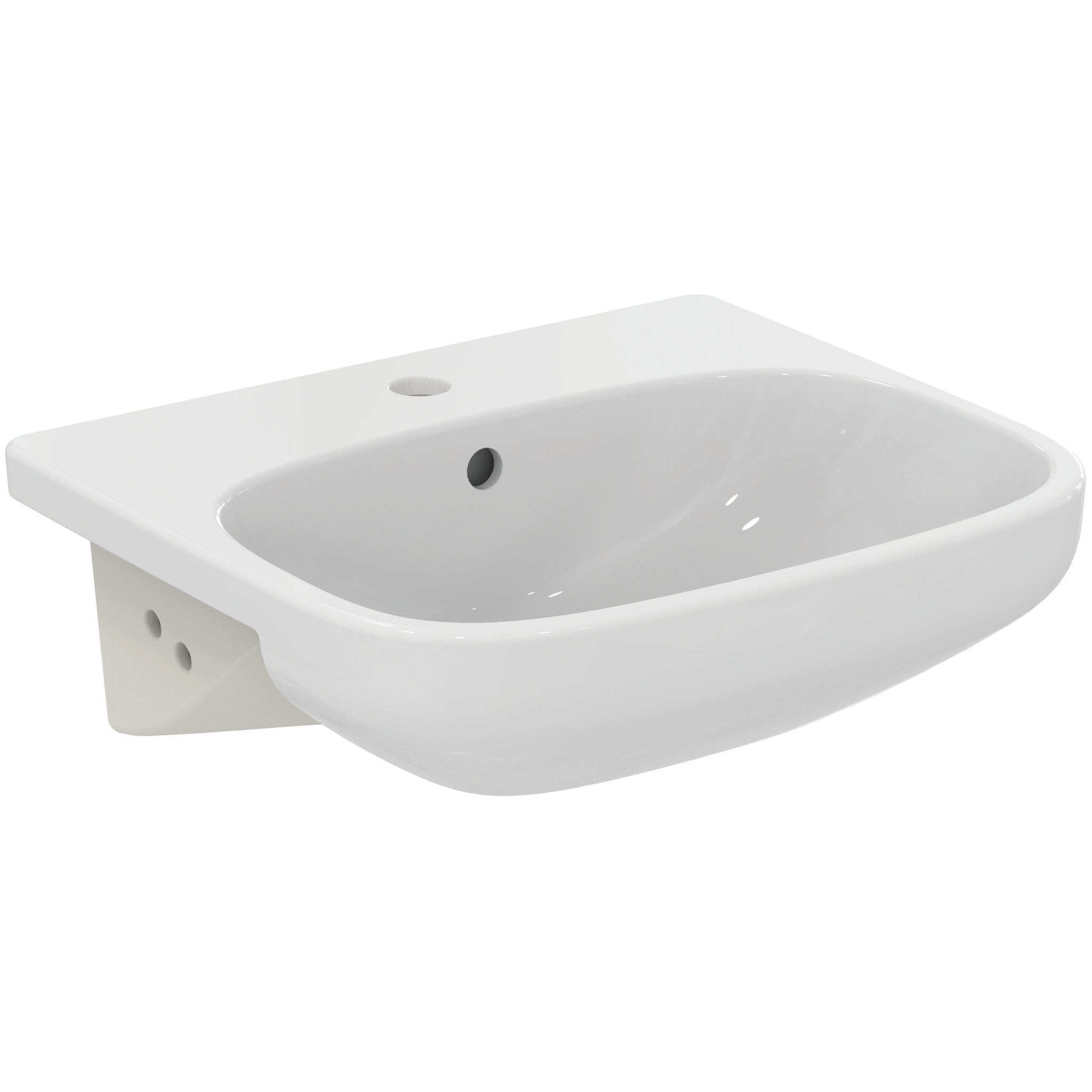 i.life A 50cm semi-countertop washbasin, one taphole