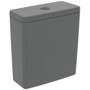i.life B Close coupled 6/4 litre cistern, gloss grey