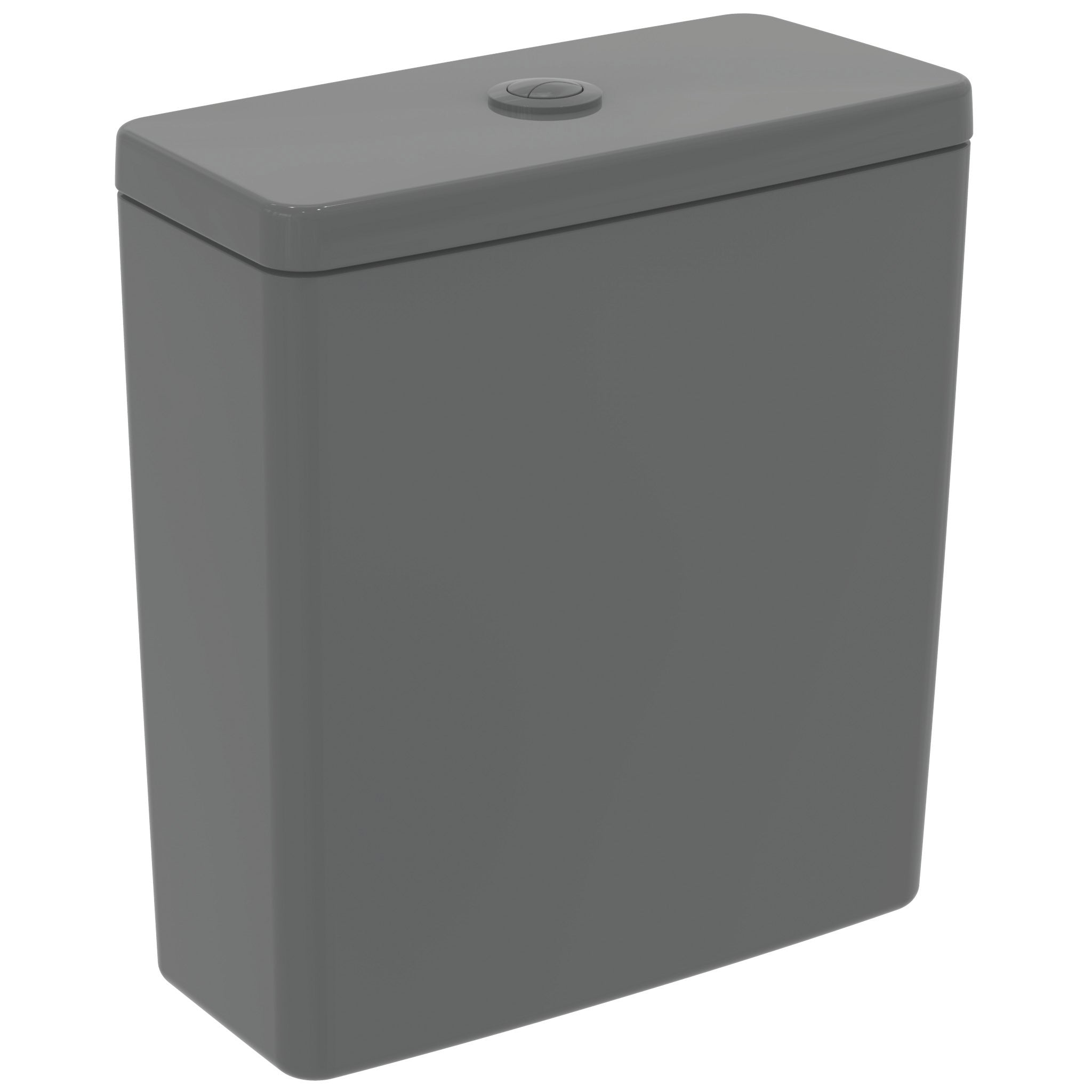 i.life B Close coupled 6/4 litre cistern, gloss grey