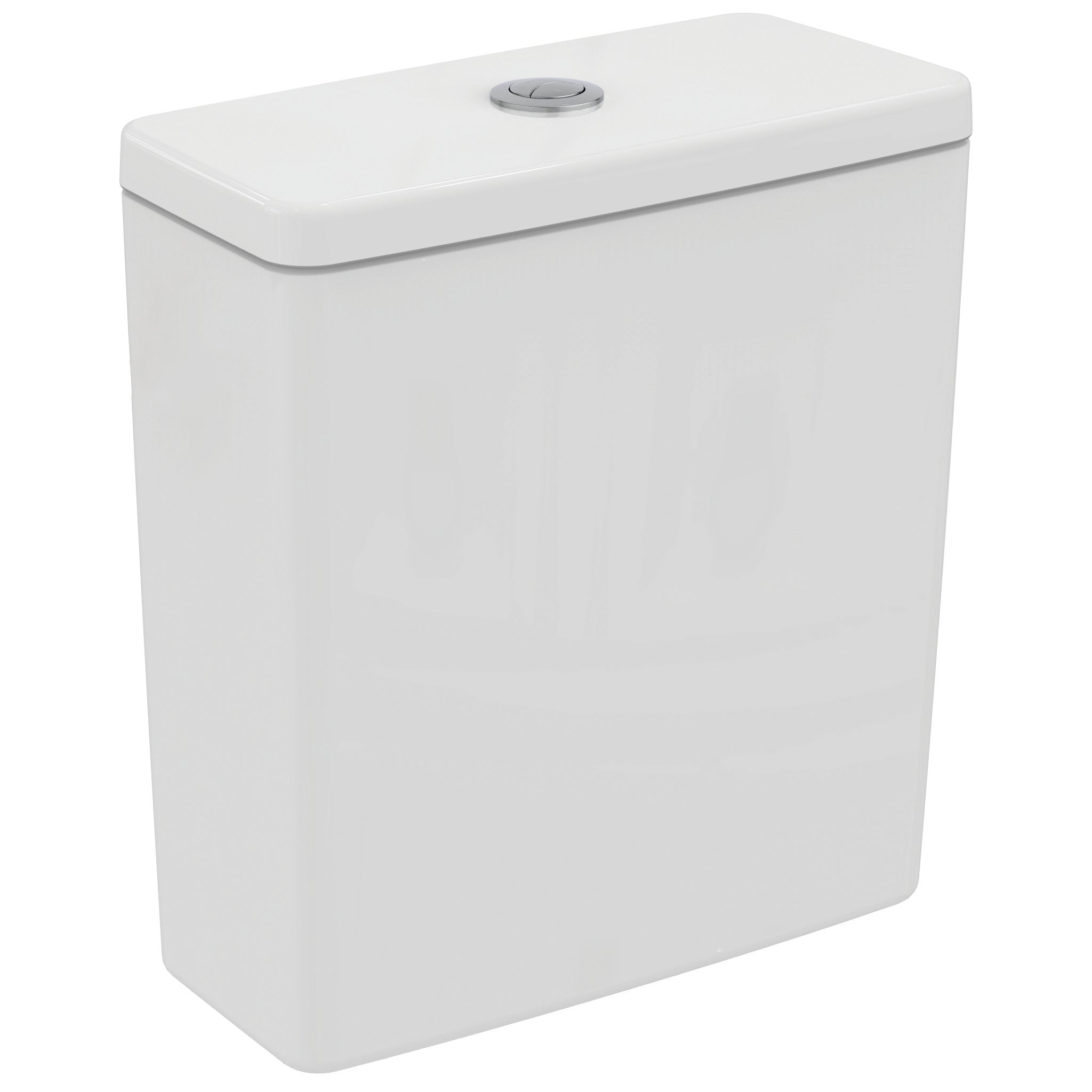 i.life A close coupled cistern dual flush valve bottom supply and internal overflow