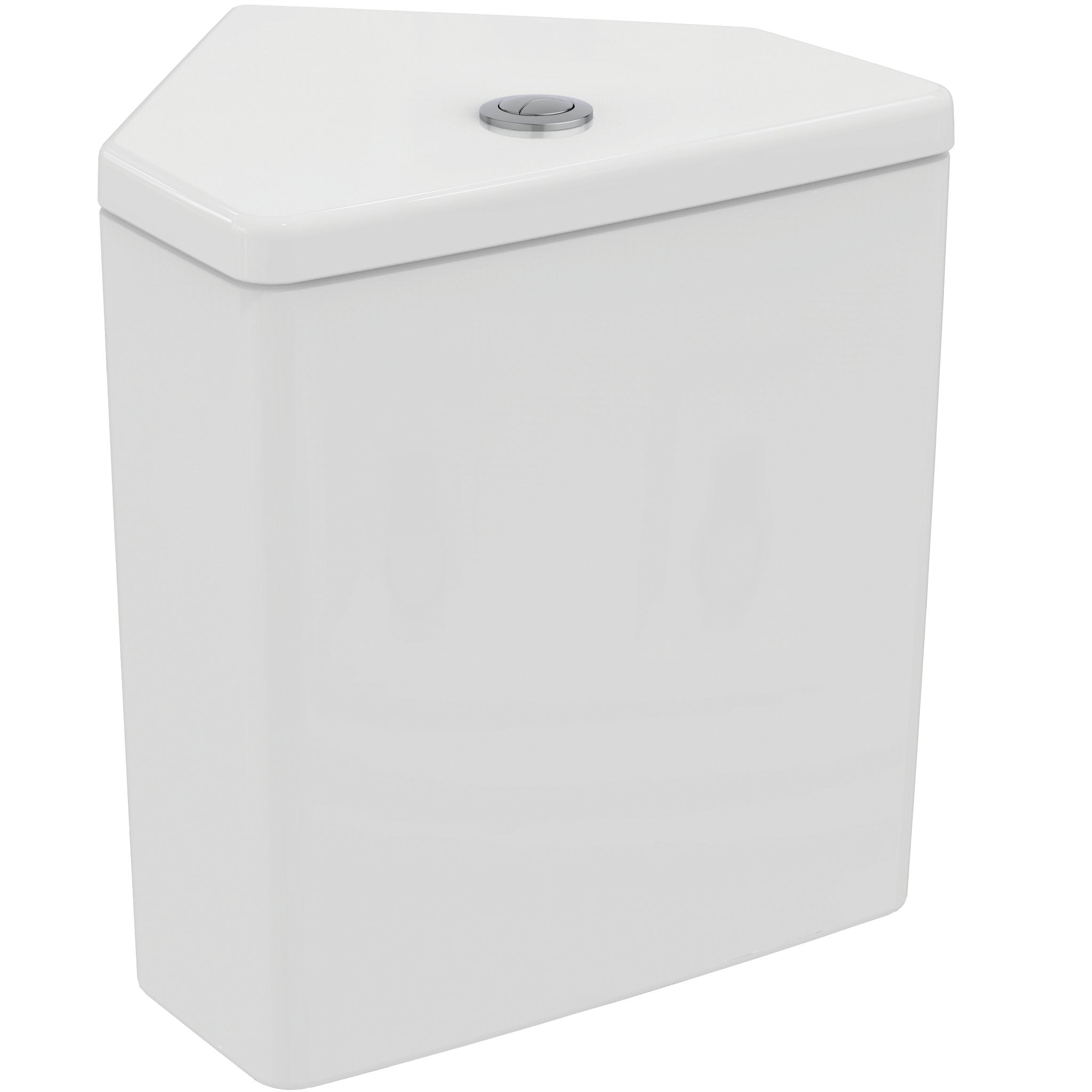 i.life S corner close coupled cistern dual flush valve bottom supply and internal overflow