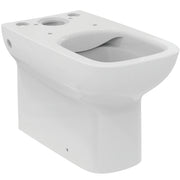 i.life A close coupled back to wall wc bowl with horizontal outlet and rimls+ technology