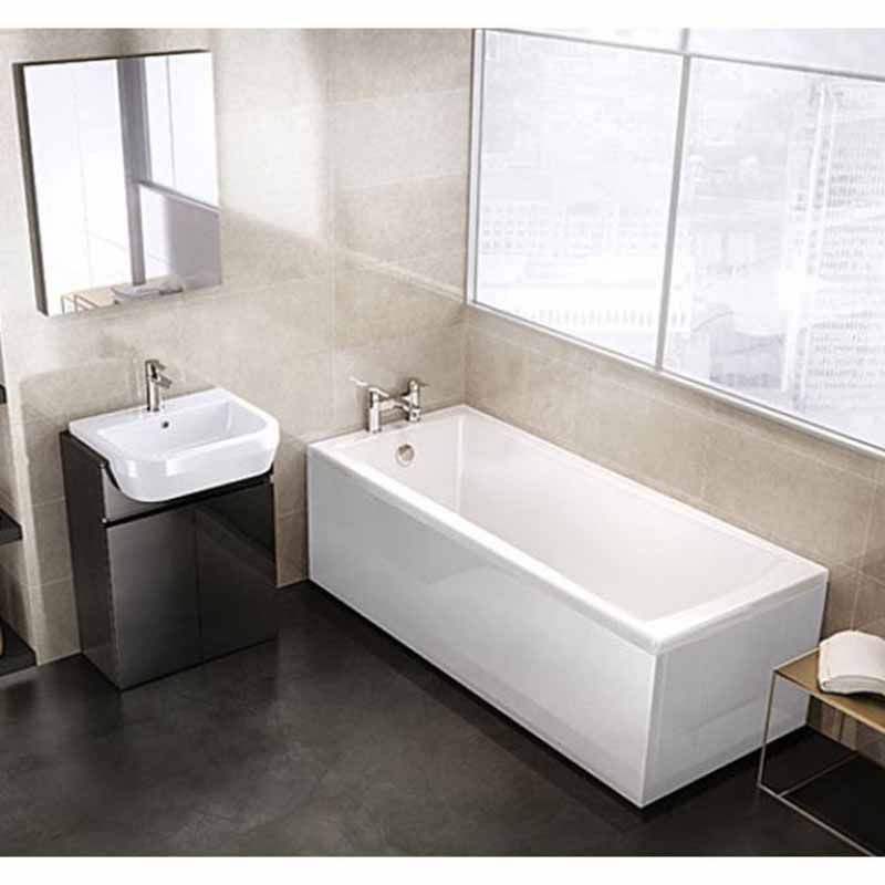 Tempo Arc 170 x 70cm bath - no tap holes