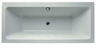 Tempo Cube 170 x 75cm double ended bath - no tapholes