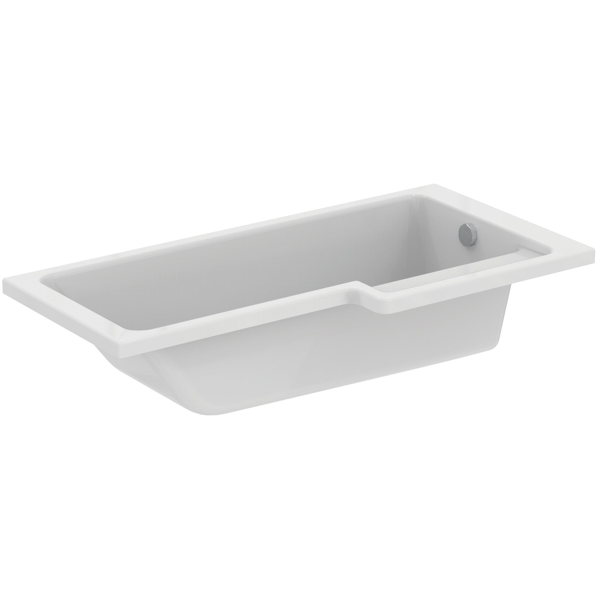 Tempo Cube 170 x 75cm Idealform Plus+ Double ended bath - no tapholes
