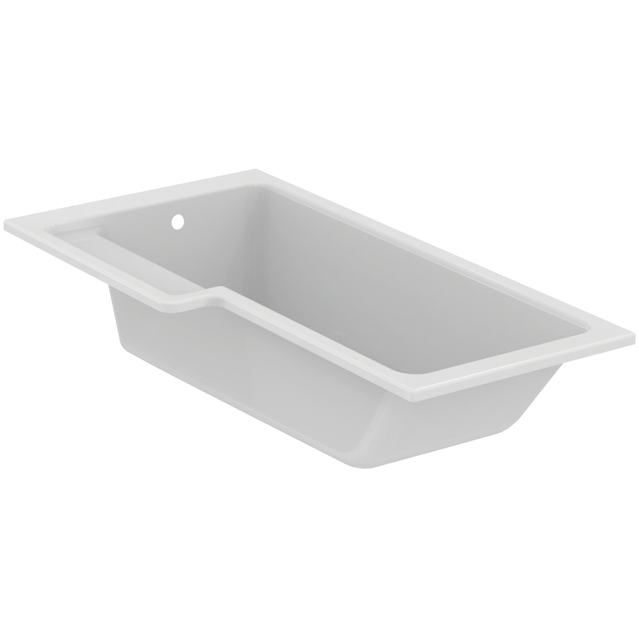 Tempo Cube 170cm shower bath - no tapholes
