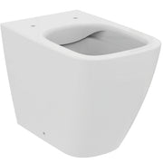 i.life B back to wall wc bowl with horizontal outlet and rimls+ technology