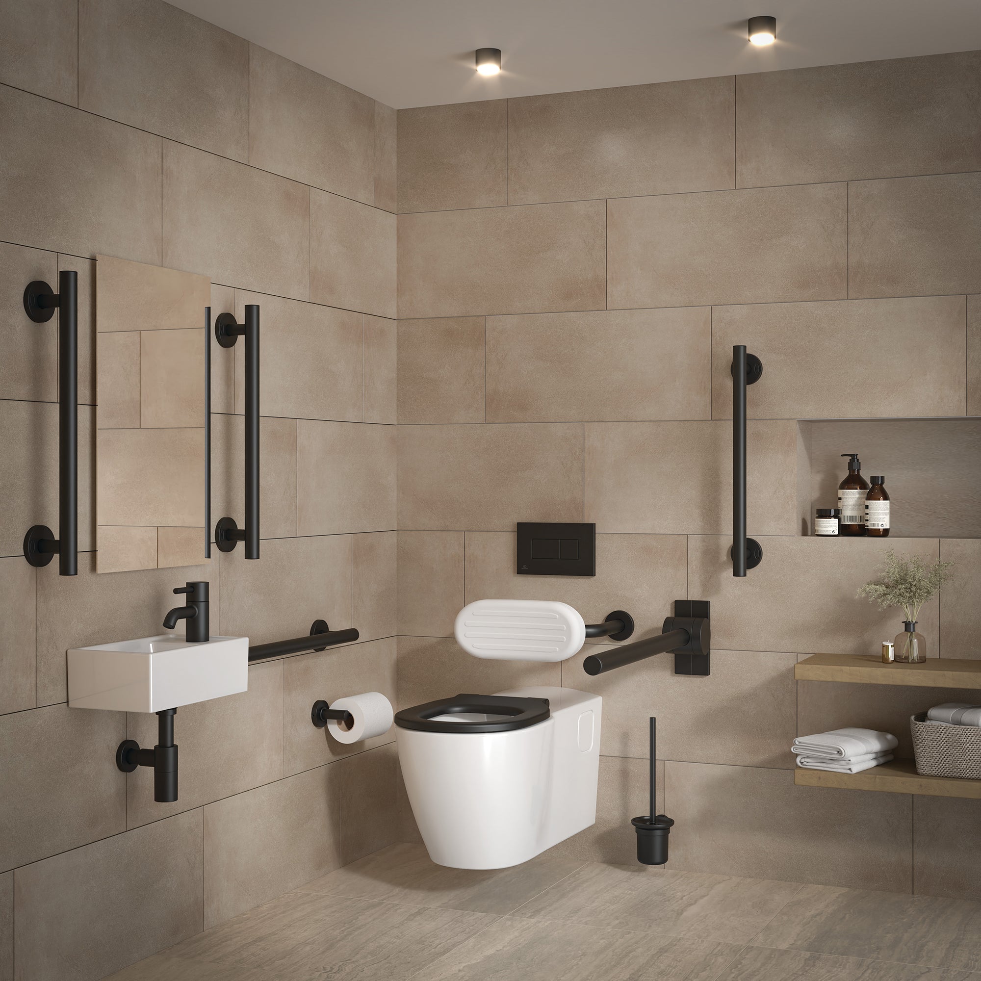 Concept Freedom Wall-mounted WC Doc M pack