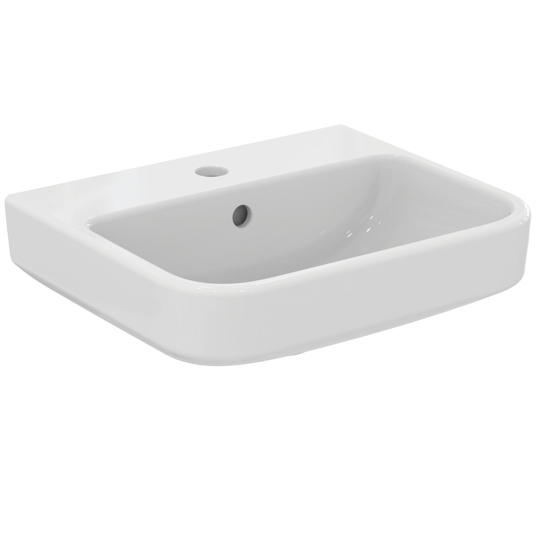 i.life B 45cm handrise basin, one taphole