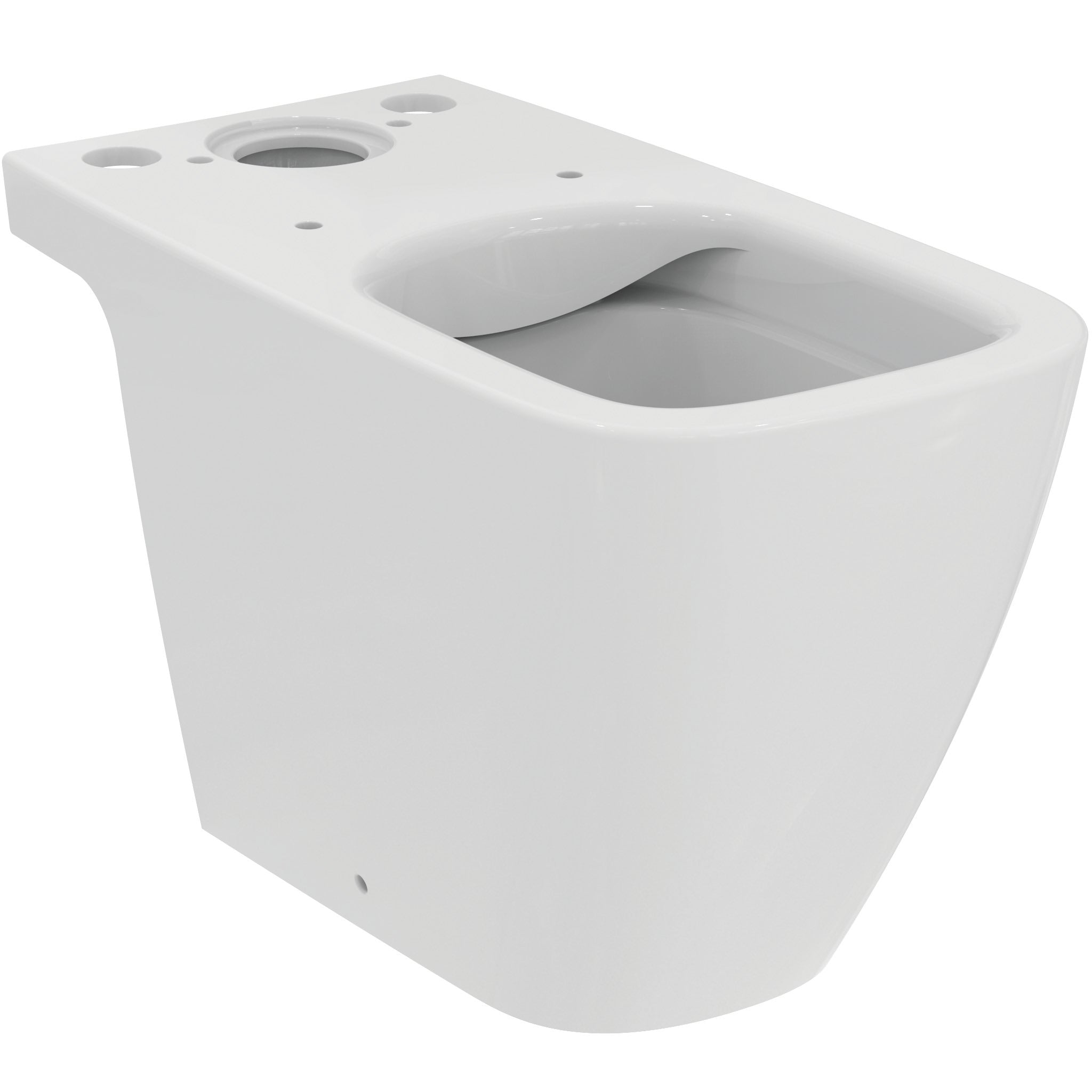i.life B close coupled wc bowl with horizontal outlet and rimls+ technology