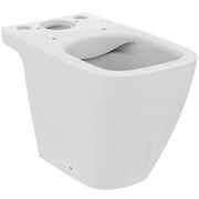 i.life S compact close coupled wc bowl with horizontal outlet and rimls+ technology