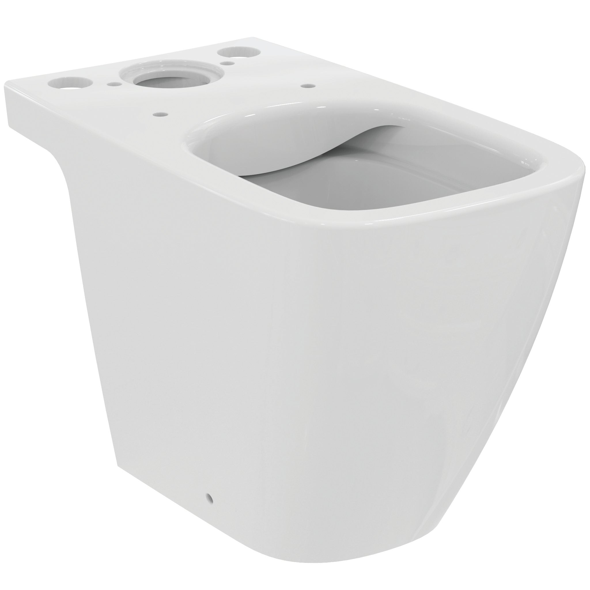 i.life S compact close coupled wc bowl with horizontal outlet and rimls+ technology