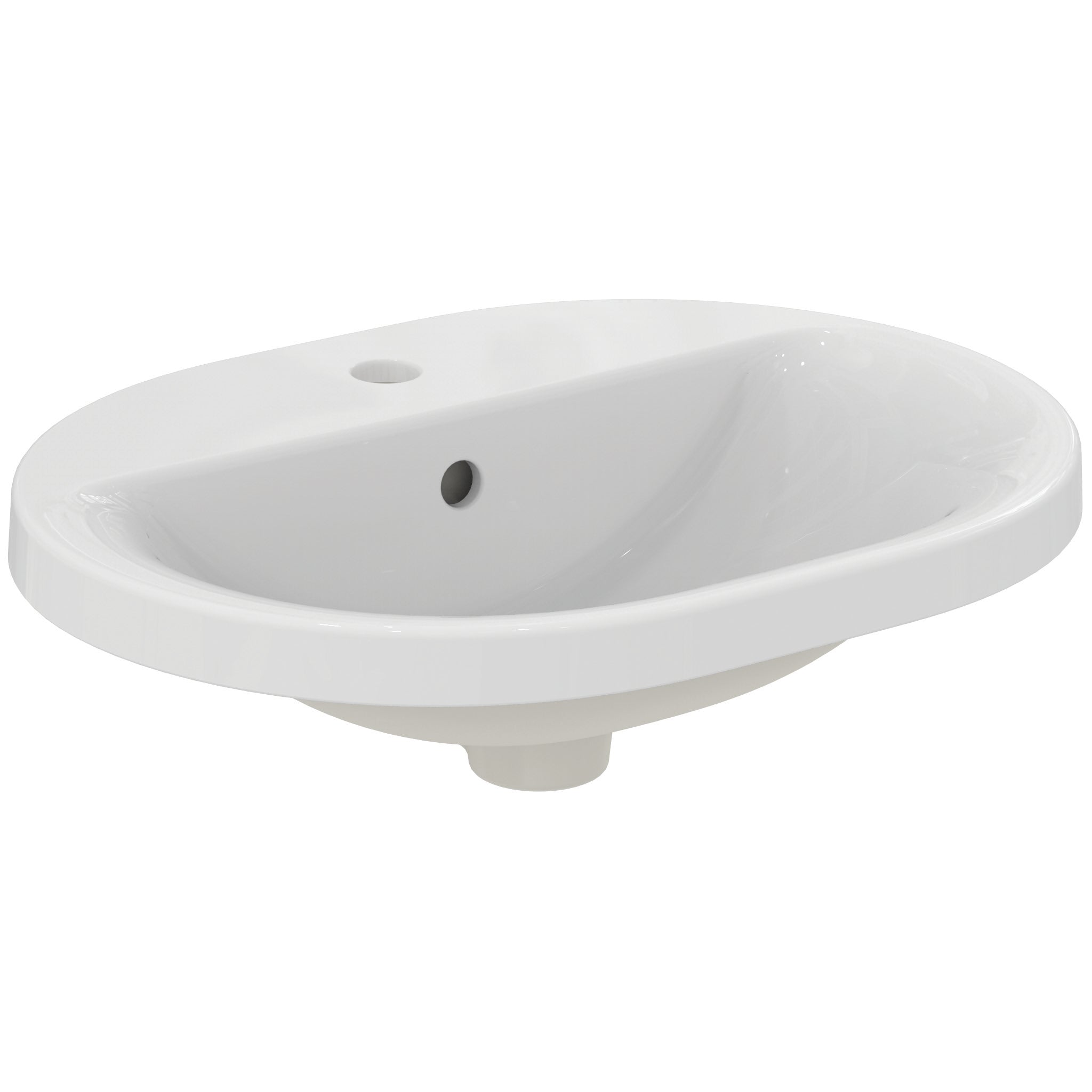 Concept Oval inset basin, one taphole
