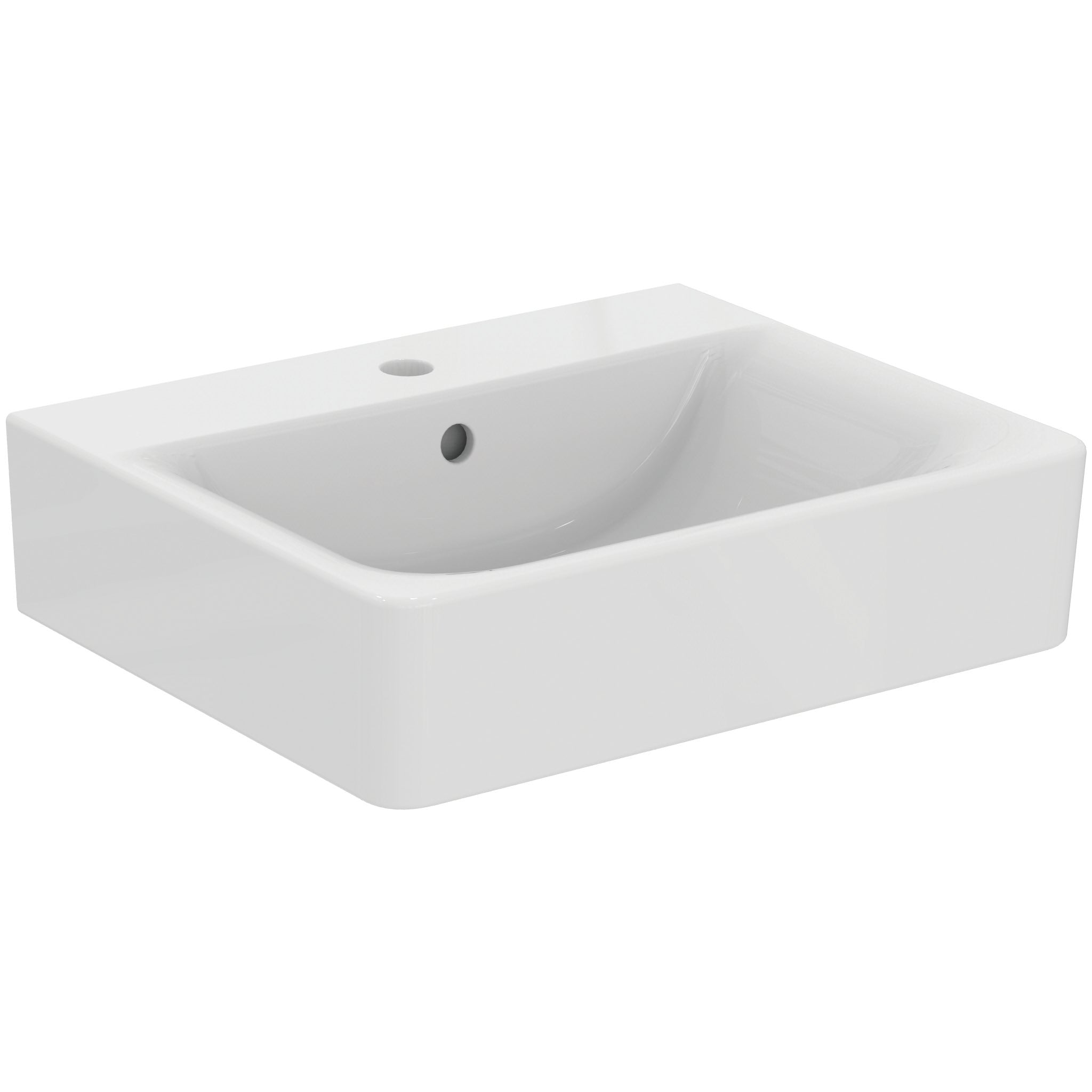 Concept Cube pedestal basin, one taphole