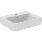 Concept Cube 60cm pedestal basin, one taphole
