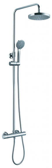 ECO ROUND THERMOSTATIC BAR VALVE WITH 2 OUTLETS