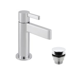 Edit Mini Mono Basin Mixer with Universal Waste Chrome