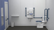 Rimless Close Coupled Doc M Toilet Pack Standard Lateral