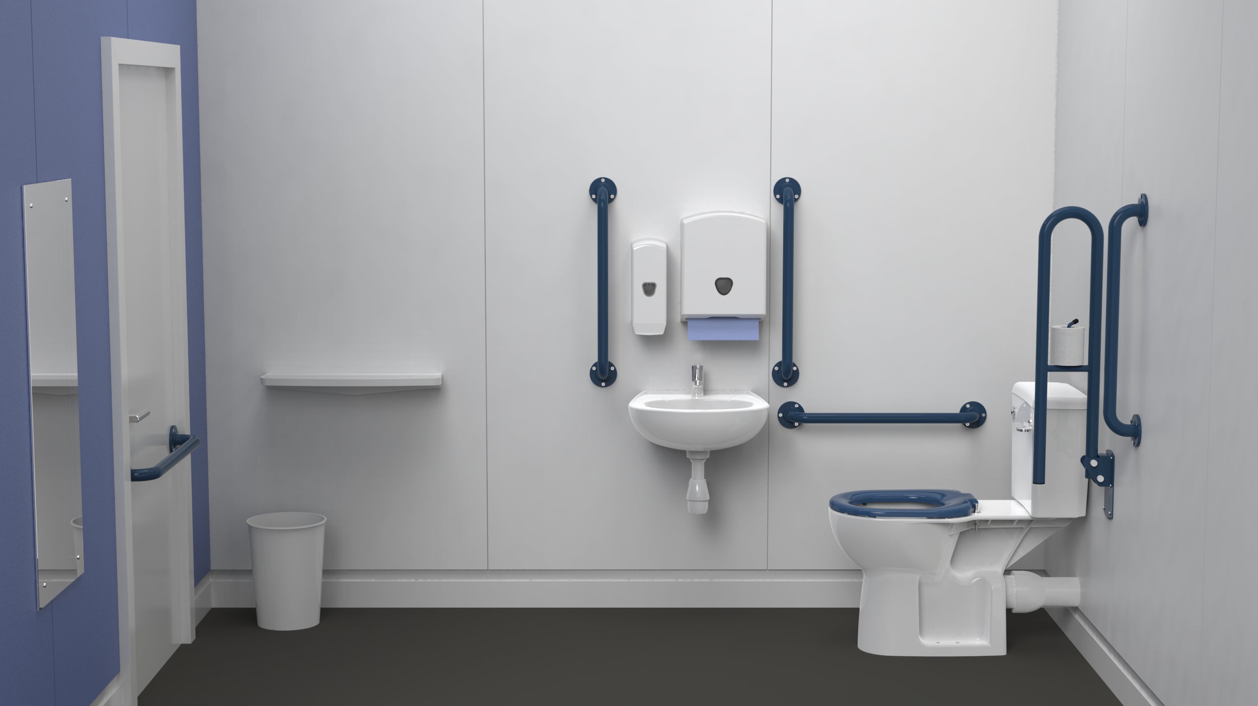 Rimless Close Coupled Accessible Toilet Pack