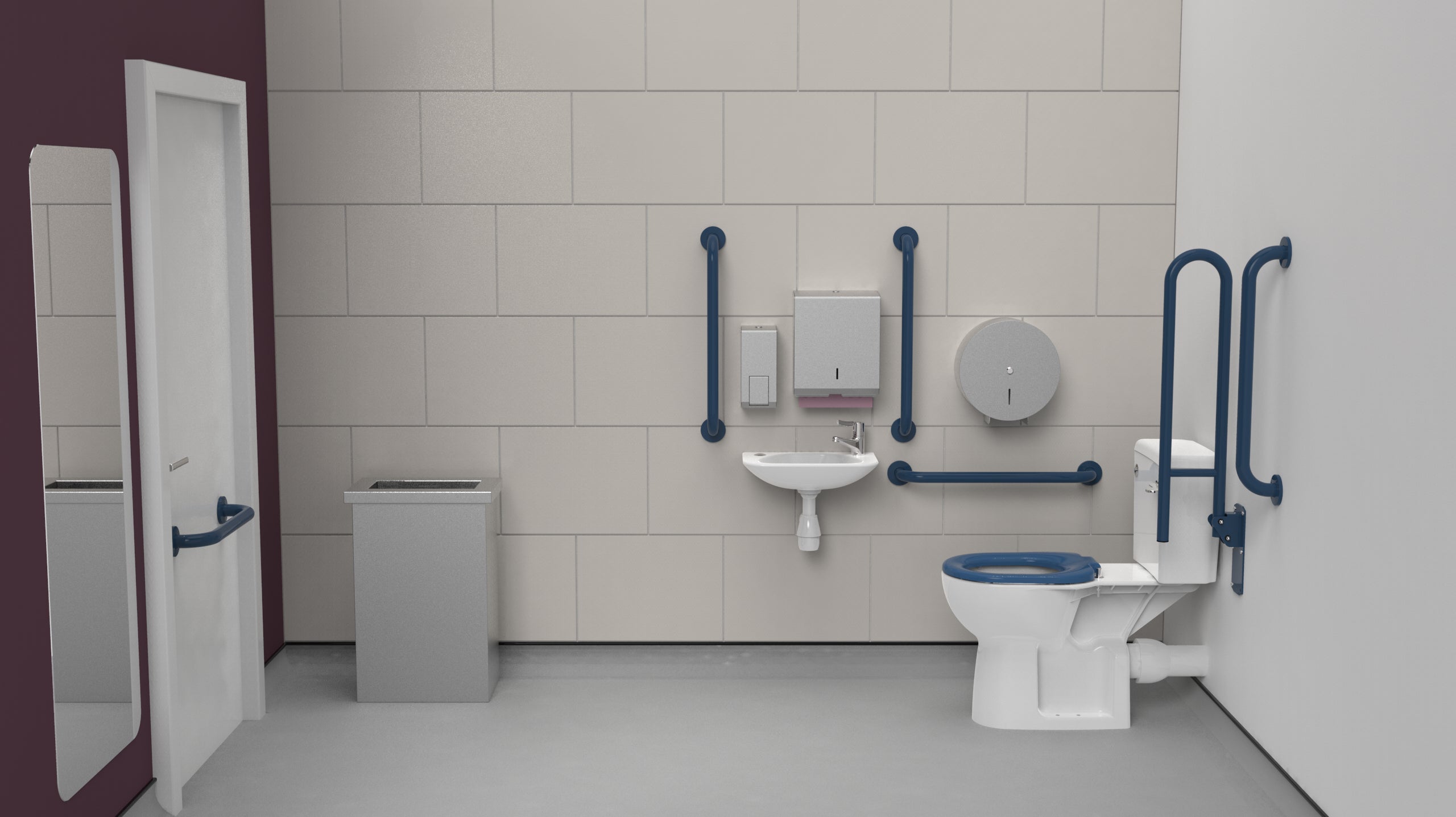 Rimless Close Coupled Doc M Toilet Ambulant Doc M pack