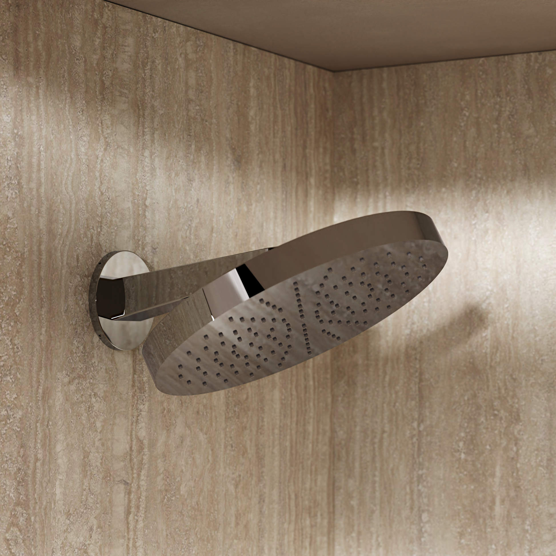 Revive Stainless Steel Shower Head Wall Mounted 300 x 300