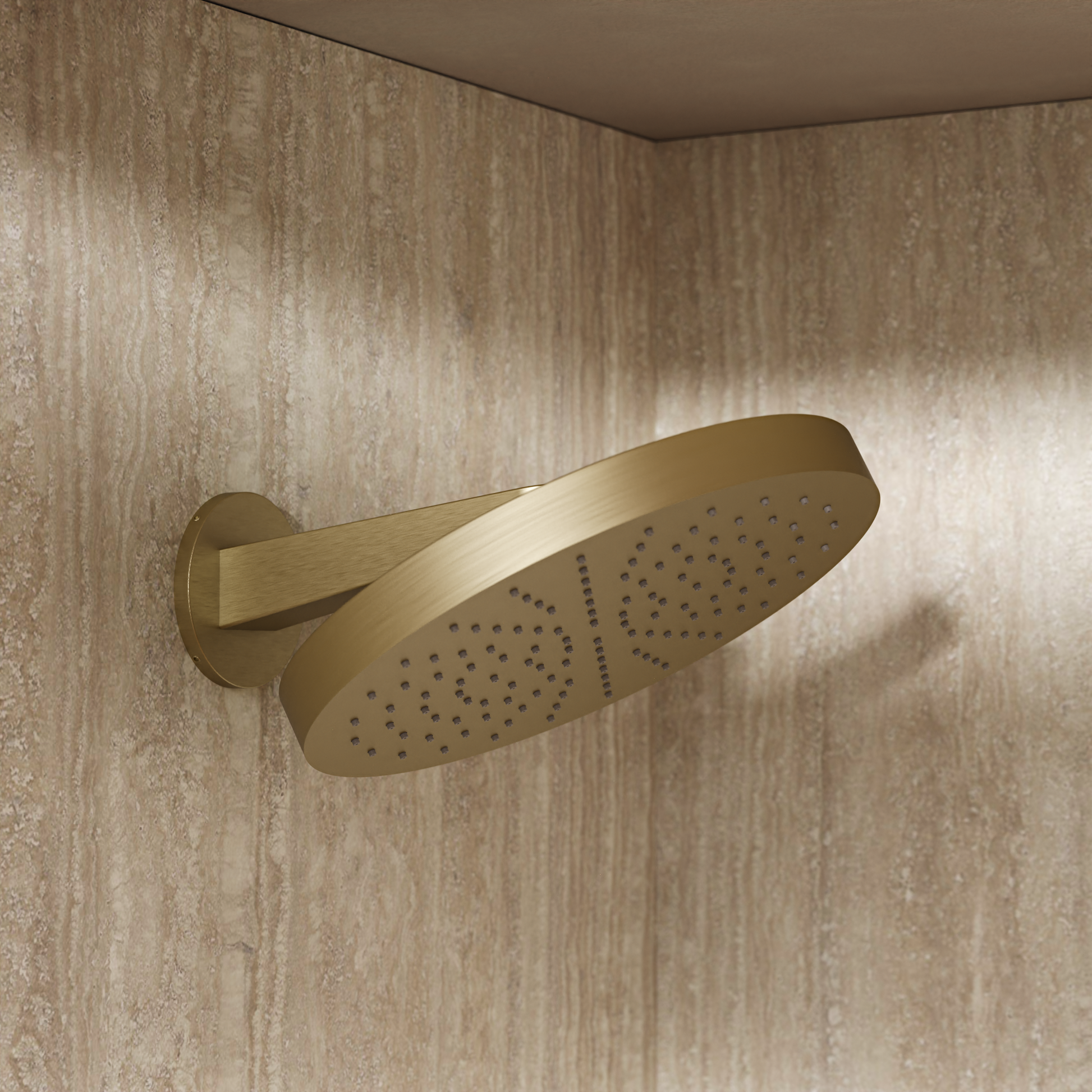 Revive Stainless Steel Shower Head Wall Mounted 300 x 300