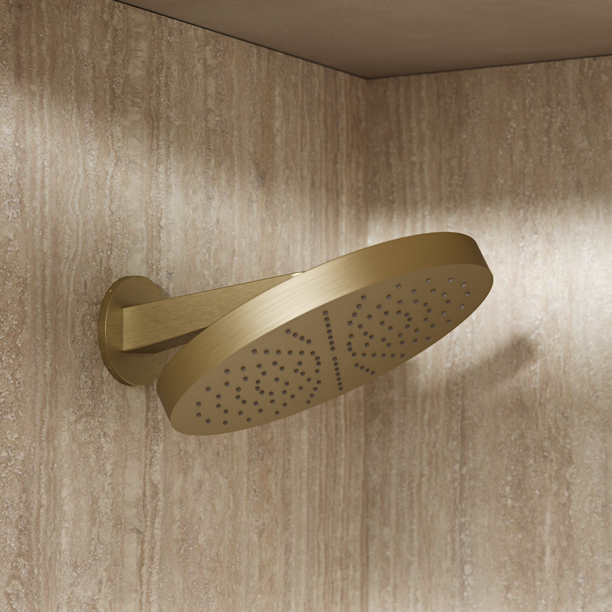Revive Stainless Steel Shower Head Wall Mounted 300 x 300