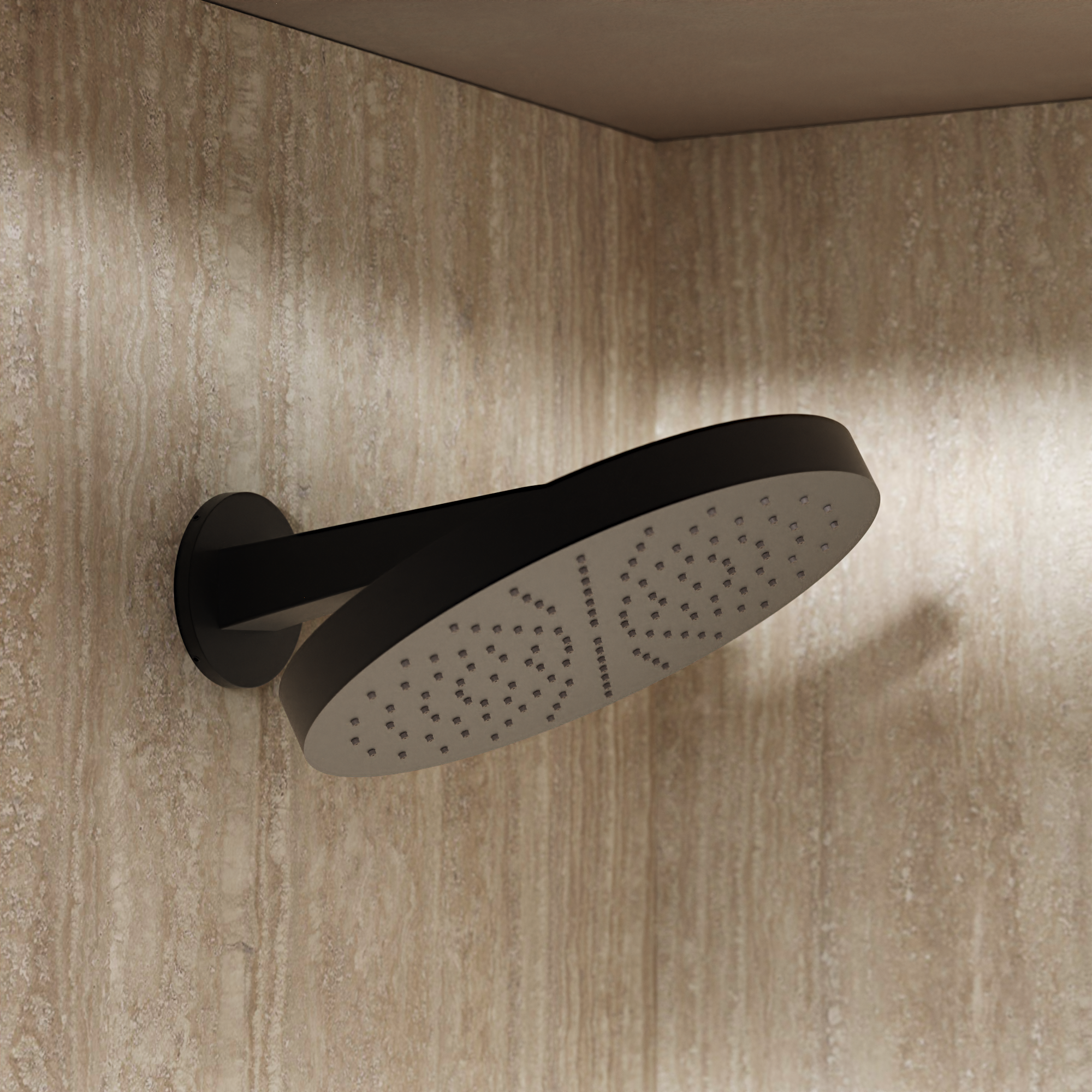 Revive Stainless Steel Shower Head Wall Mounted 300 x 300