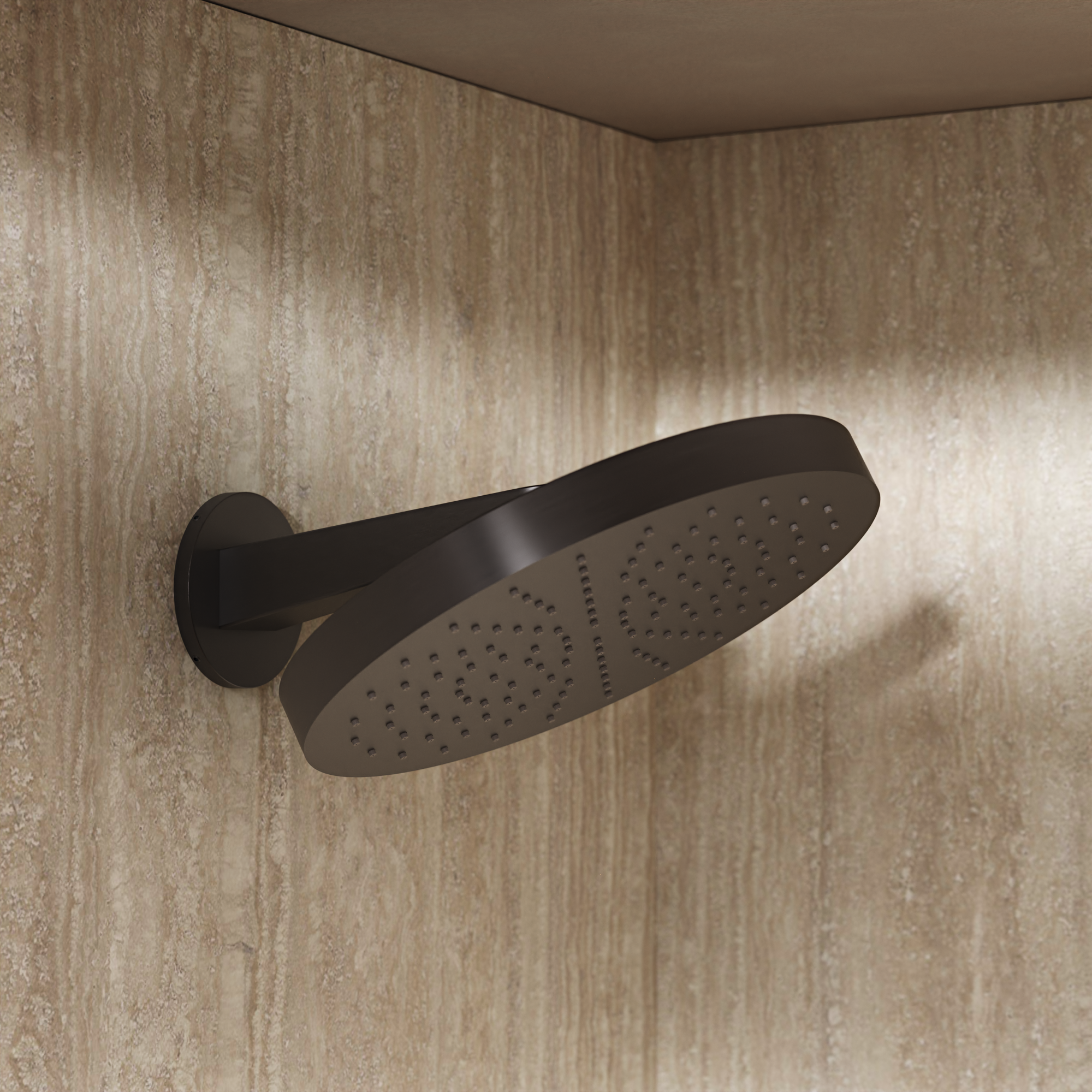 Revive Stainless Steel Shower Head Wall Mounted 300 x 300