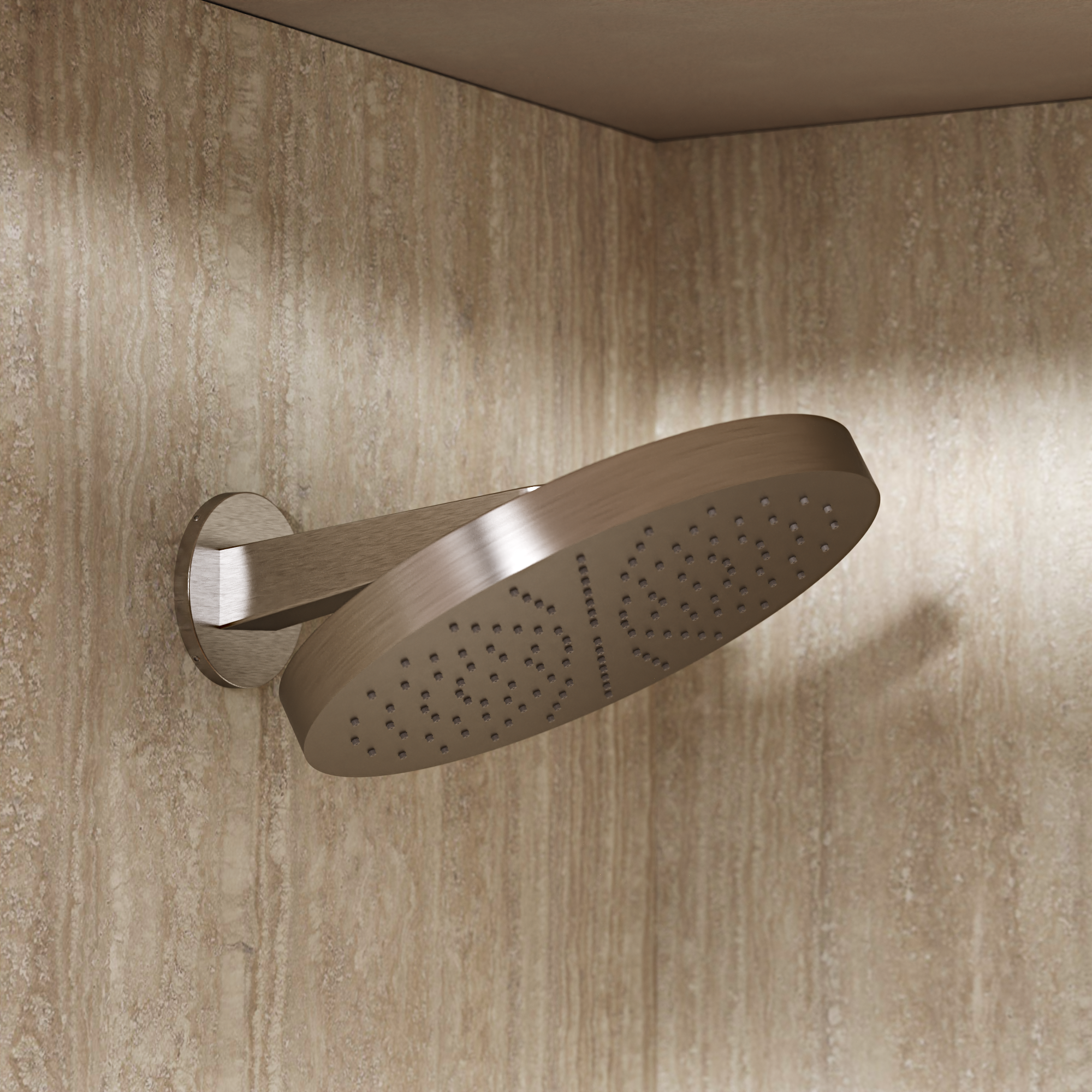 Revive Stainless Steel Shower Head Wall Mounted 300 x 300