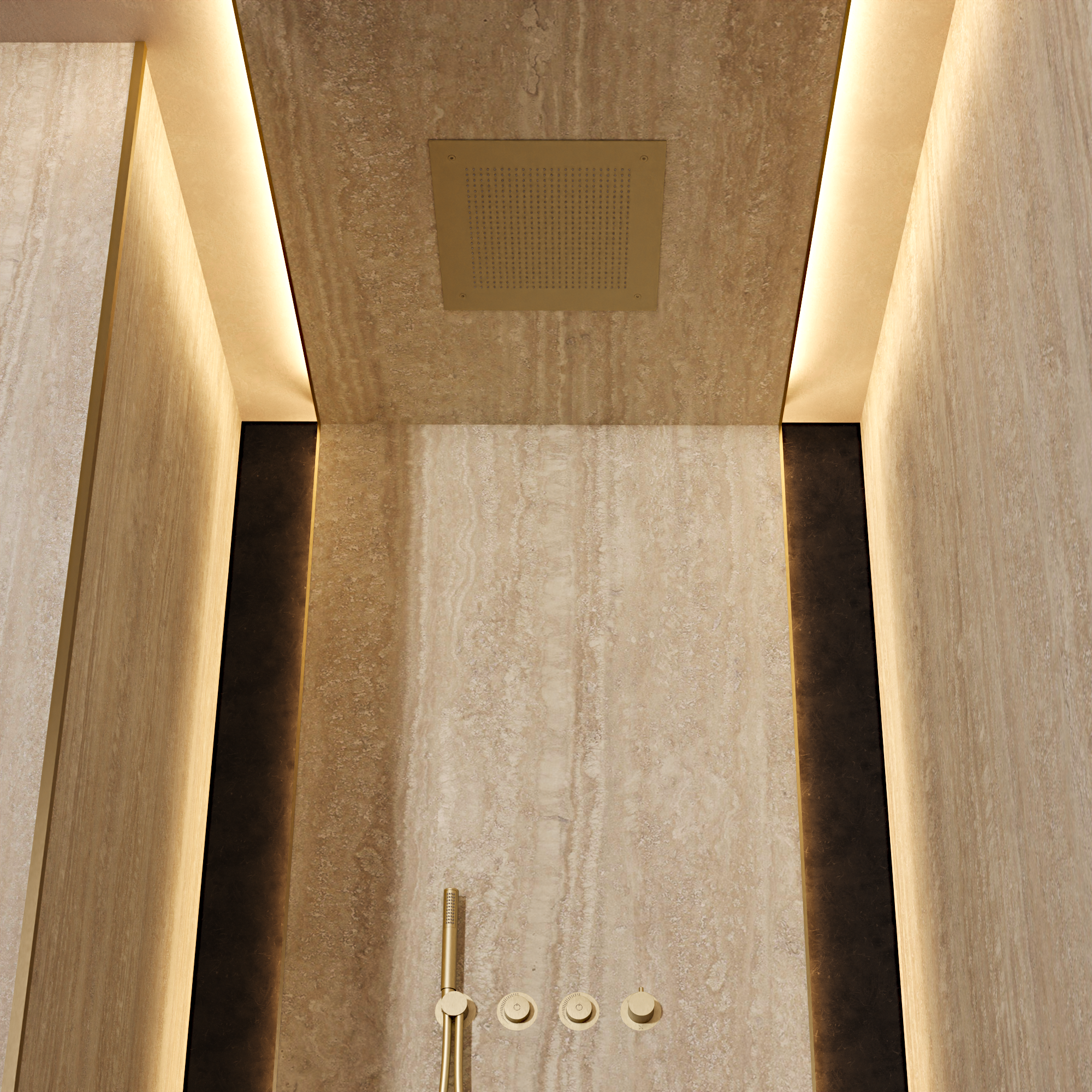 Tranquil Recessed Shower Head 380mm