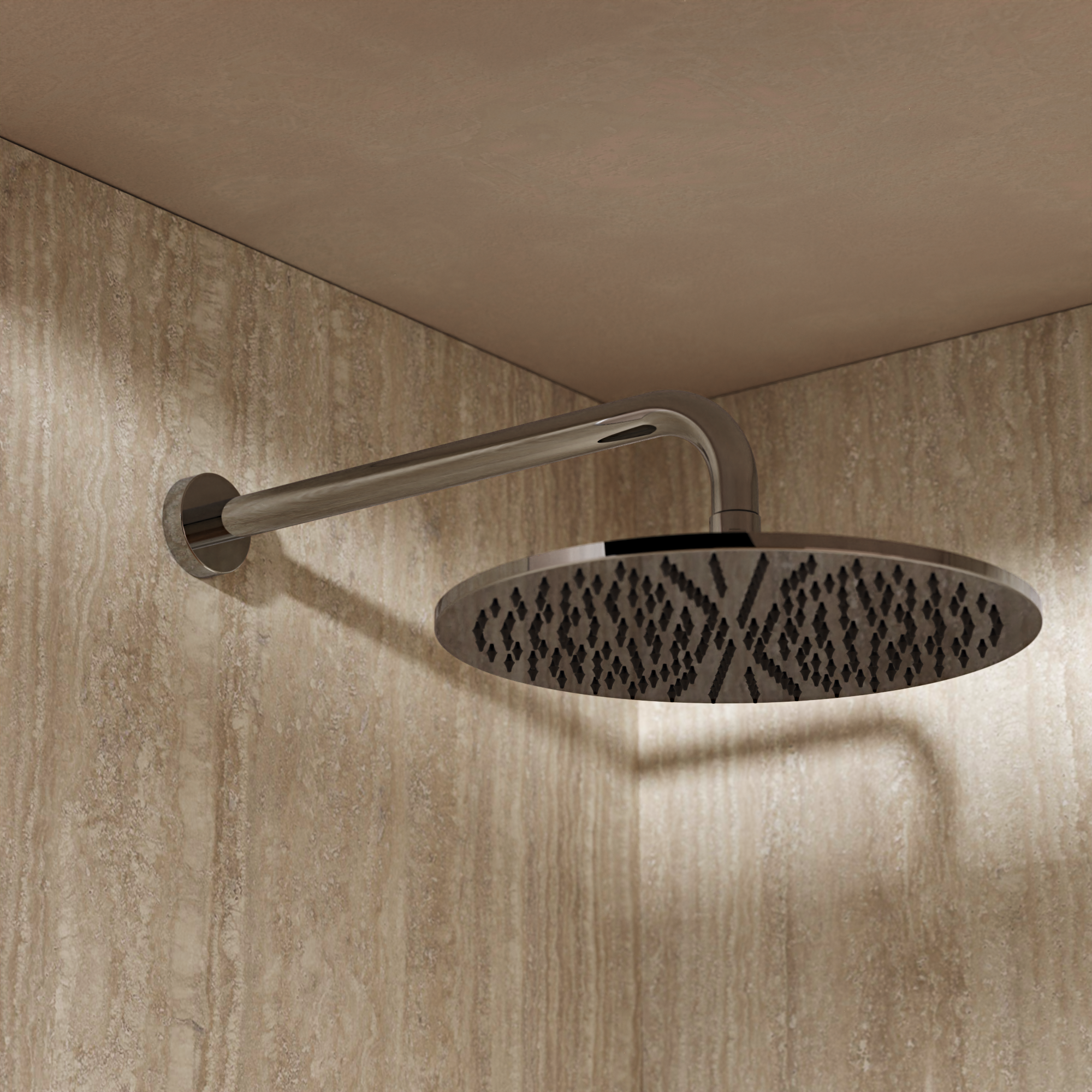 Square Shower Arm 380mm