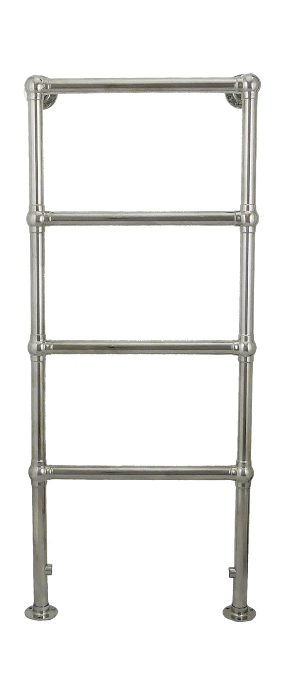 Fletching Floor To Wall Electric Towel Rail 1200x520mm