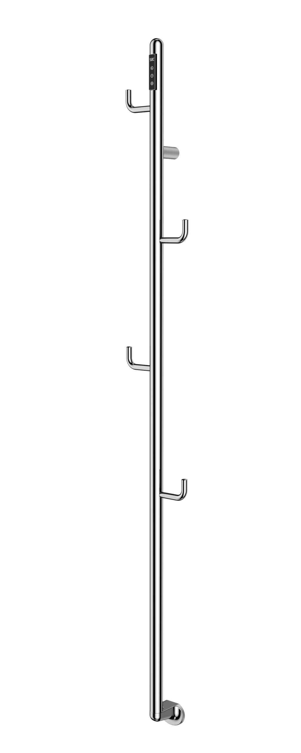 FLO ELECTRIC TOWEL RAIL WITH HOOKS 1661