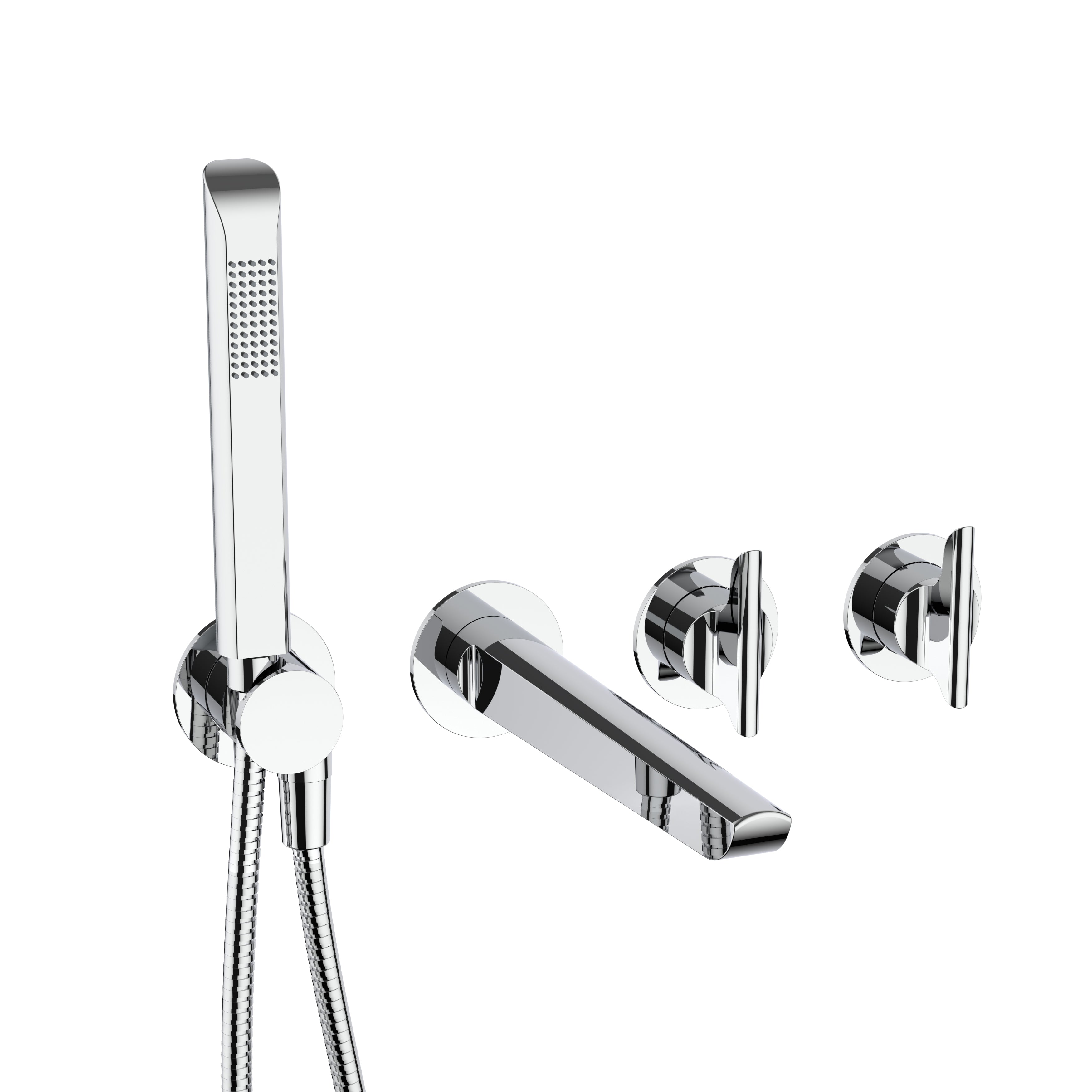 Module Foile 2 Handle With Bath Spout & Handshower