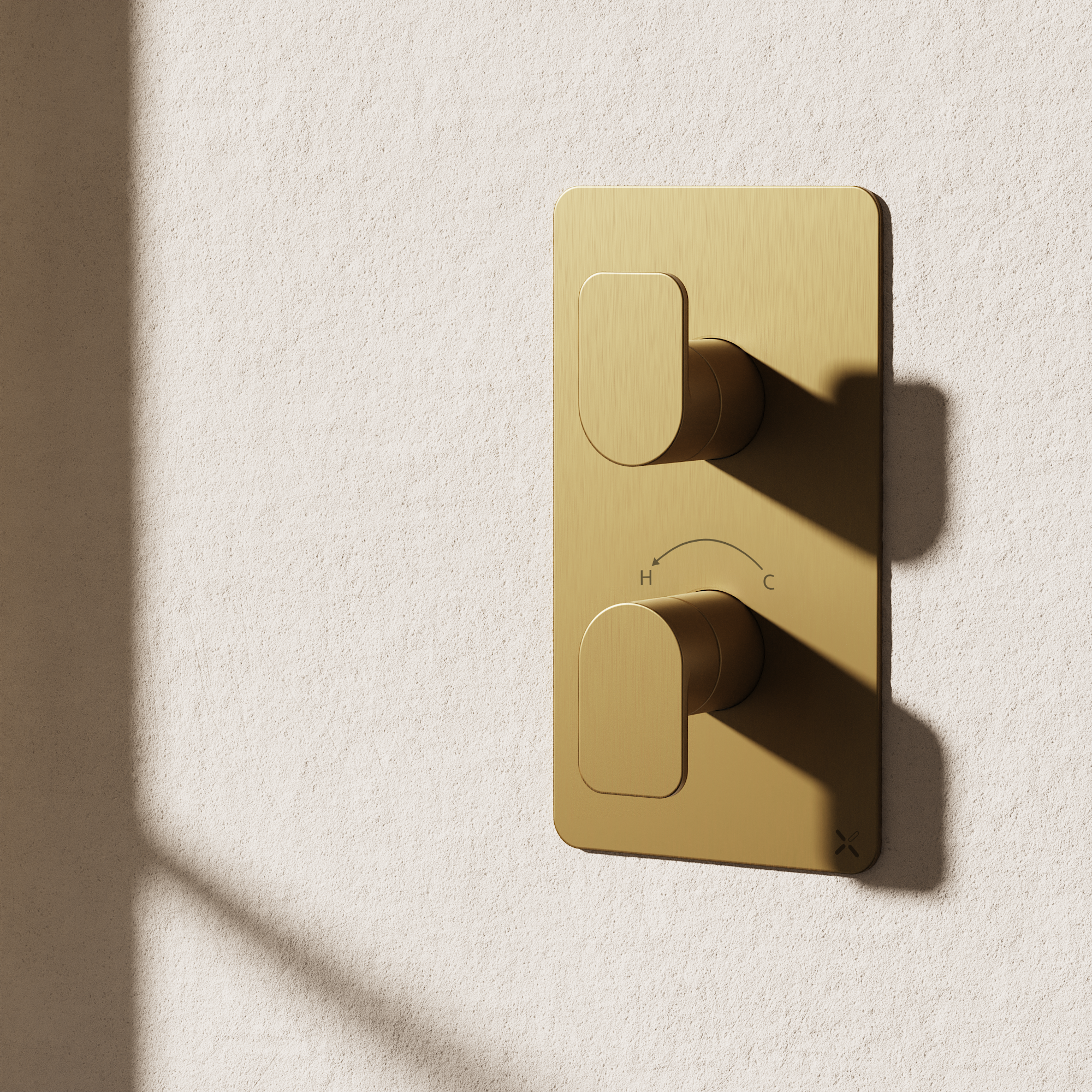 Fuse 1 Outlet 2 Handle Valve & Trimset