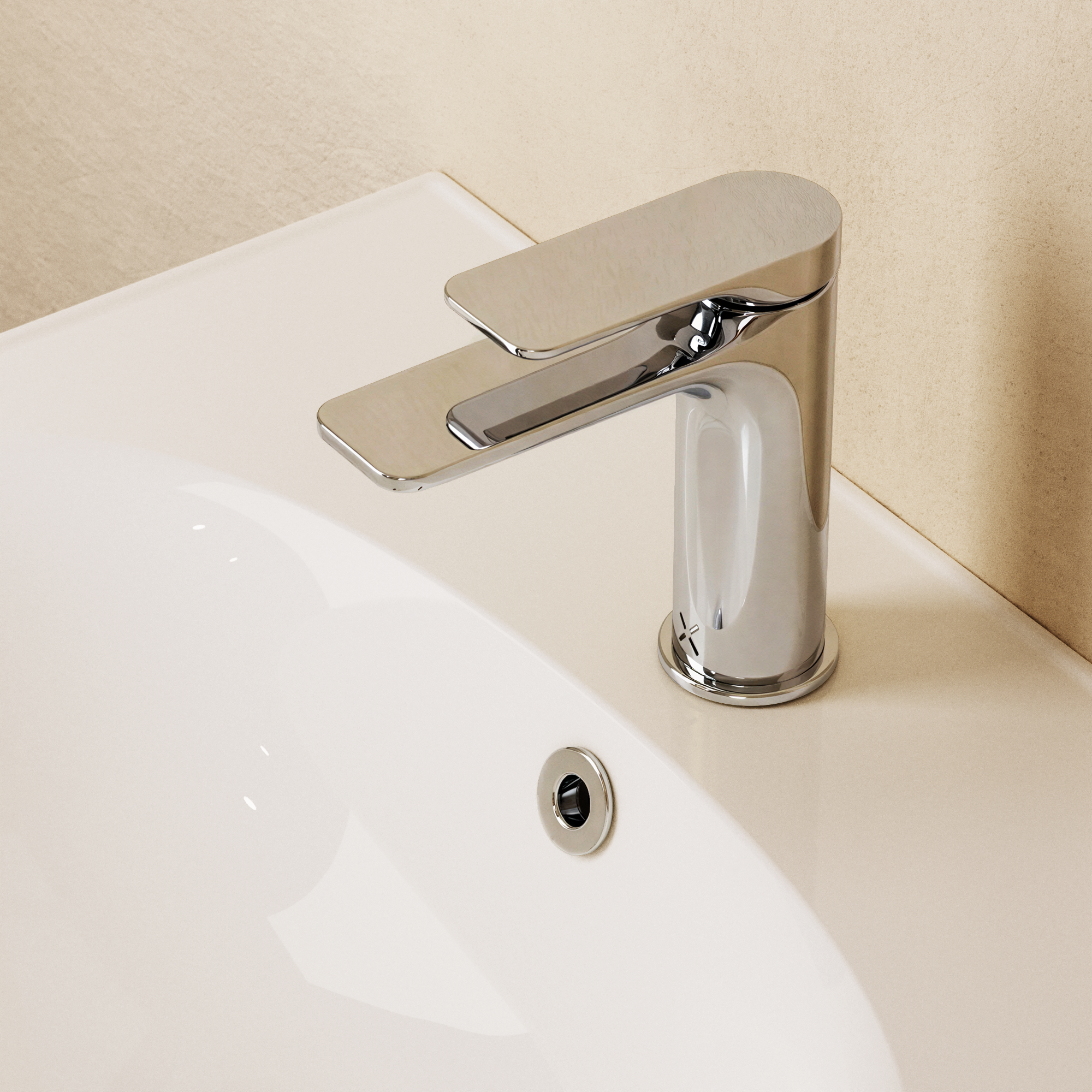 Fuse Basin Monobloc With Clicker Waste